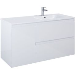 Elita Split Badschrank 120x45.8x63.5 cm Unterschrank hängend weiß RE011205258060