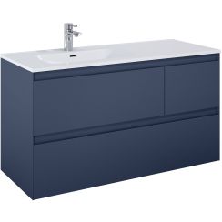 Elita Split Badschrank 120x45.8x63.5 cm Unterschrank hängend blau RE012006157030