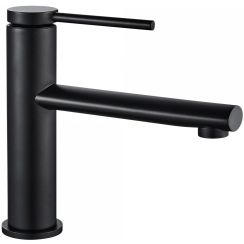 Rea Oval waschbeckenhahn stehend schwarz REA-B6516