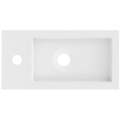 Riho Spring Vow Waschbecken 40.5x20.5 cm rechteckig Klassisch-Möbel weiß matte W004011105