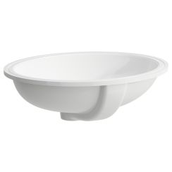 Laufen Savoy Waschbecken 44x36 cm oval Unterbauwaschbecken weiß glanz H8189420001551