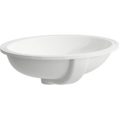 Laufen Savoy Waschbecken 44x36 cm oval Unterbauwaschbecken weiß glanz H8189430001551