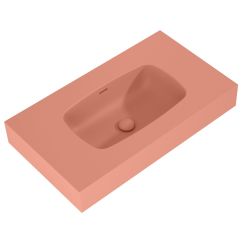 Elita Dimple Waschbecken 80.6x46 cm rechteckig Klassisch rosa matte RE040800026600
