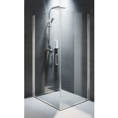 Riho Novik Duschkabine 120x90 cm rechteckig chrom Glanz/durchsichtiges Glas G003013120