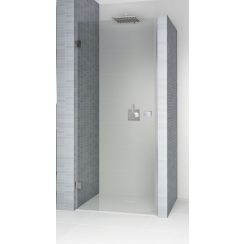 Riho Scandic Duschtüren 100 cm aufklappbar schwarz Matte/durchsichtiges Glas G001007121