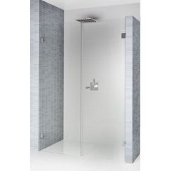 Riho Scandic Duschtüren 90 cm aufklappbar chrom Glanz/durchsichtiges Glas G001010120