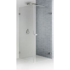 Riho Scandic Duschkabine 100x100 cm quadratisch schwarz Matte/durchsichtiges Glas G001048121