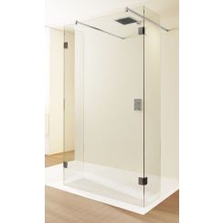 Riho Scandic Duschkabine 120x27 cm schwarz Matte/durchsichtiges Glas G001049121
