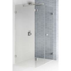 Riho Scandic Duschkabine 120x100 cm rechteckig chrom Glanz/durchsichtiges Glas G001094120