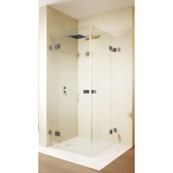 Riho Scandic Duschkabine 80x80 cm quadratisch chrom Glanz/durchsichtiges Glas G001099120
