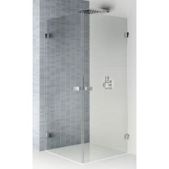 Riho Scandic Duschkabine 90x80 cm rechteckig chrom Glanz/durchsichtiges Glas G001106120