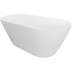 Besco Moya Freistehende Badewanne 159x68.4 cm oval weiß #WMMB-160M