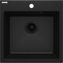 Deante Evora Granitspüle 50x50 cm schwarz ZQJ_N103