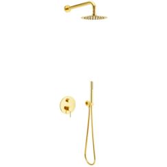 Excellent Pi duschset Unterputz mit Regenbrause gold AREX.SET.1245GL