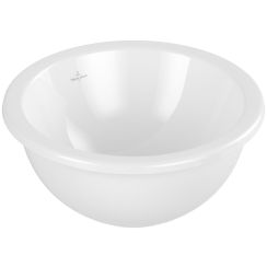 Villeroy & Boch Loop & Friends Waschbecken 45x45 cm oval Einbauwaschbecken weiß glanz 4A600101
