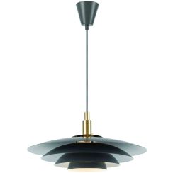 Nordlux Bretagne Pendelleuchte 1x25 W grau/aschfarben 39489910