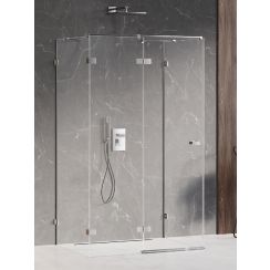 New Trendy Avexa Duschkabine 120x100 cm rechteckig chrom Glanz/durchsichtiges Glas EXK-2470