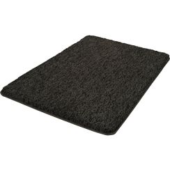 Kleine Wolke Seattle Badezimmerteppich 90x60 cm rechteckig schwarz 4071905519