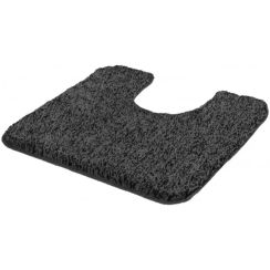 Kleine Wolke Seattle Badezimmerteppich 55x50 cm WC-Vorleger schwarz 4071905130