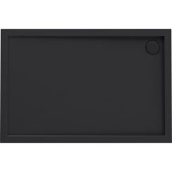 Oltens Superior Rechteckige Duschwanne 140x80 cm schwarz 15004300