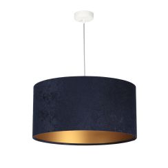BPS Koncept Standard HomeLight Pendelleuchte 1x60 W gold-marineblau 010-044-50