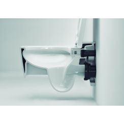 Set WC-Becken Roca Gap A34647L000, WC-Sitz Roca Gap Square A801472003