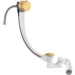 Omnires CGS Badewannen-Überlaufgarnitur gold TK132-PLUS-3.07+64-SGLB