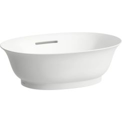 Laufen The New Classic Waschbecken 45x31 cm oval Aufsatzwaschbecken weiß glanz H8128510001091
