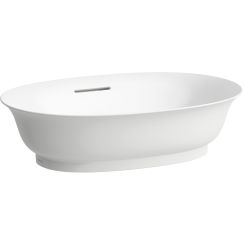 Laufen The New Classic Waschbecken 55x38 cm oval Aufsatzwaschbecken weiß glanz H8128534001091