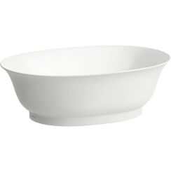 Laufen The New Classic Waschbecken 45x31 cm oval Aufsatzwaschbecken weiß glanz H8128504001121
