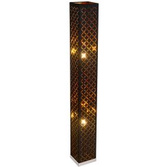 Globo Lighting Clarke Stehlampe 2x40 W schwarz-gold 15229S2