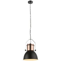 Globo Lighting Kutum Pendelleuchte 1x40 W schwarz-kupfer 15282