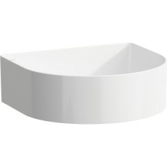 Laufen Sonar Waschbecken 41x36.5 cm halbrund Aufsatzwaschbecken weiß glanz H8123424001121