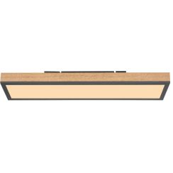 Globo Lighting Doro Deckenlampe 1x18 W weiß-holz-graphit 416080WD