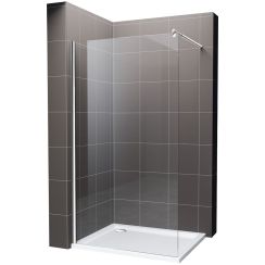 Hagser Bertina Walk-In Duschwand 100 cm chrom Glanz/durchsichtiges Glas HGR16000022