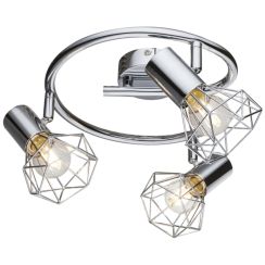 Globo Lighting Xara I Deckenlampe 3x40 W chrom 54802-3