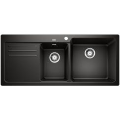 Blanco Naya 8 S Granitspüle 116x50 cm schwarz 525946