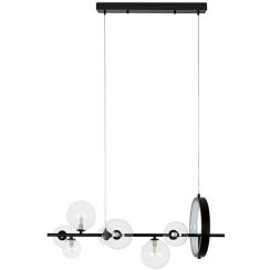 Moosee Alure Line Pendelleuchte x5 W schwarz-transparent MSE010100285