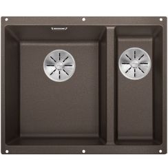 Blanco Subline 340/160-U Granitspüle 52.5x40 cm braun 523557