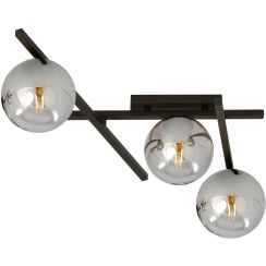 Emibig Smart Deckenlampe 3x10 W schwarz-graphit 1104/3