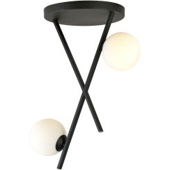 Emibig River Deckenlampe 2x10 W weiß-schwarz 1194/2