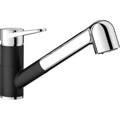 Blanco Wega-S II Küchenarmatur Stehend chrom-schwarz 526428