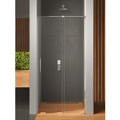 New Trendy Smart Duschtüren 110 cm Schiebe- chrom Glanz/durchsichtiges Glas EXK-4006