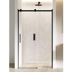 New Trendy Softi Black Duschtüren 170 cm Schiebe- schwarz Matte/durchsichtiges Glas EXK-3957