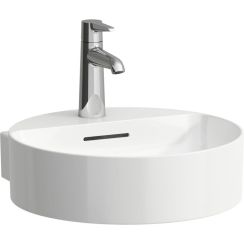 Laufen Val Waschbecken 40x42.5 cm rund Klassisch weiß matte H8112817571041