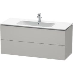 Duravit L-Cube Badschrank 122x48.1x55 cm Unterschrank hängend grau LC624300707