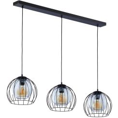 TK Lighting Universo Pendelleuchte 3x15 W schwarz-graphit 4483