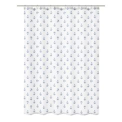 Kleine Wolke Anchor Duschvorhang 180x180 cm weiß-blau 5900789344