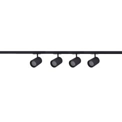 Light Prestige Tokio schienensystem 4x40 W schwarz LP-787SET1FBK