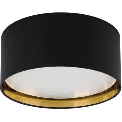 TK Lighting Bilbao Decke 4x15 W schwarz-gold 3376